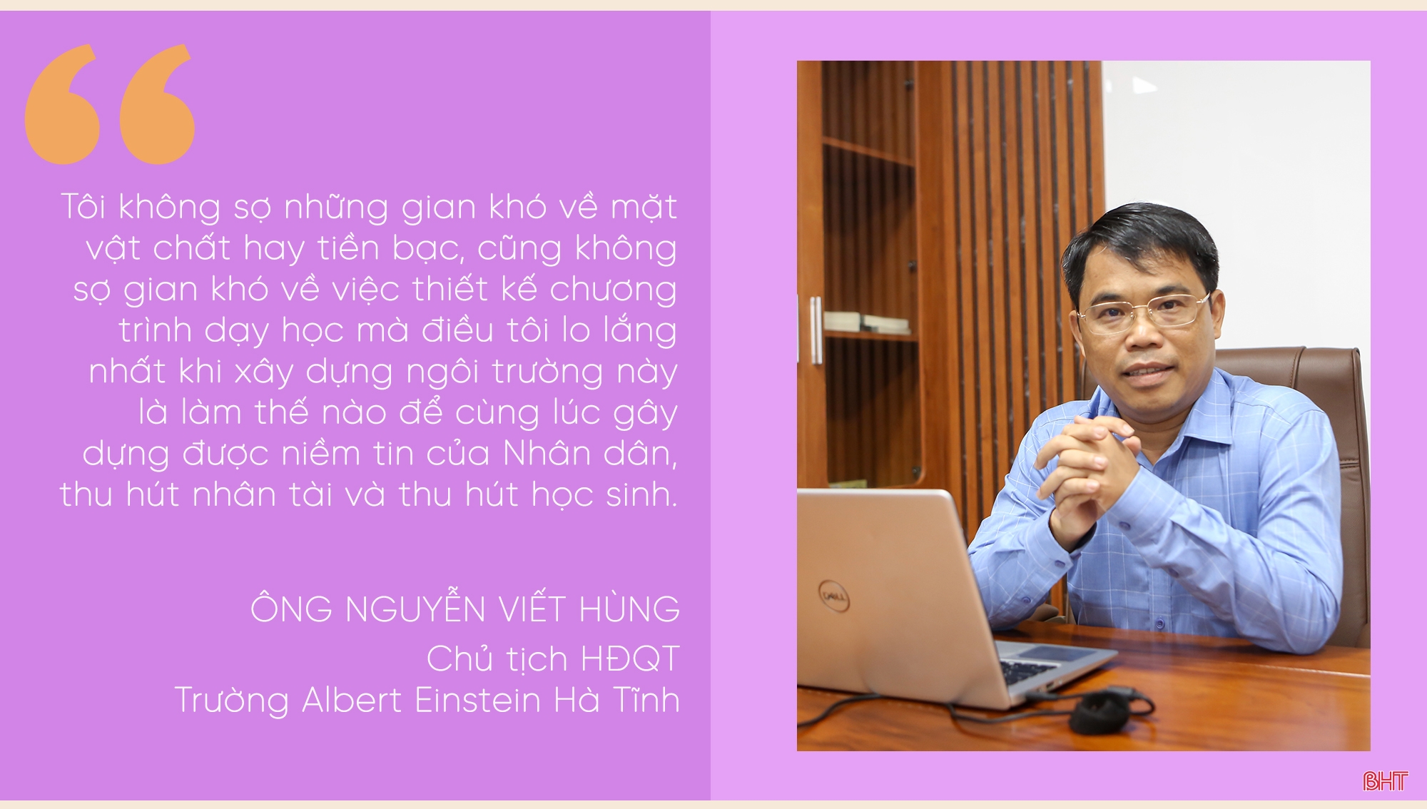 Albert Einstein Hà Tĩnh - hành trình kiến tạo những giá trị mới