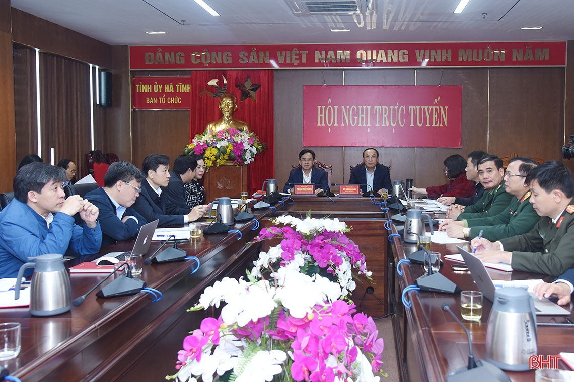 Hà Tĩnh nghiêm túc quán triệt các văn bản mới của Trung ương về công tác tổ chức xây dựng Đảng