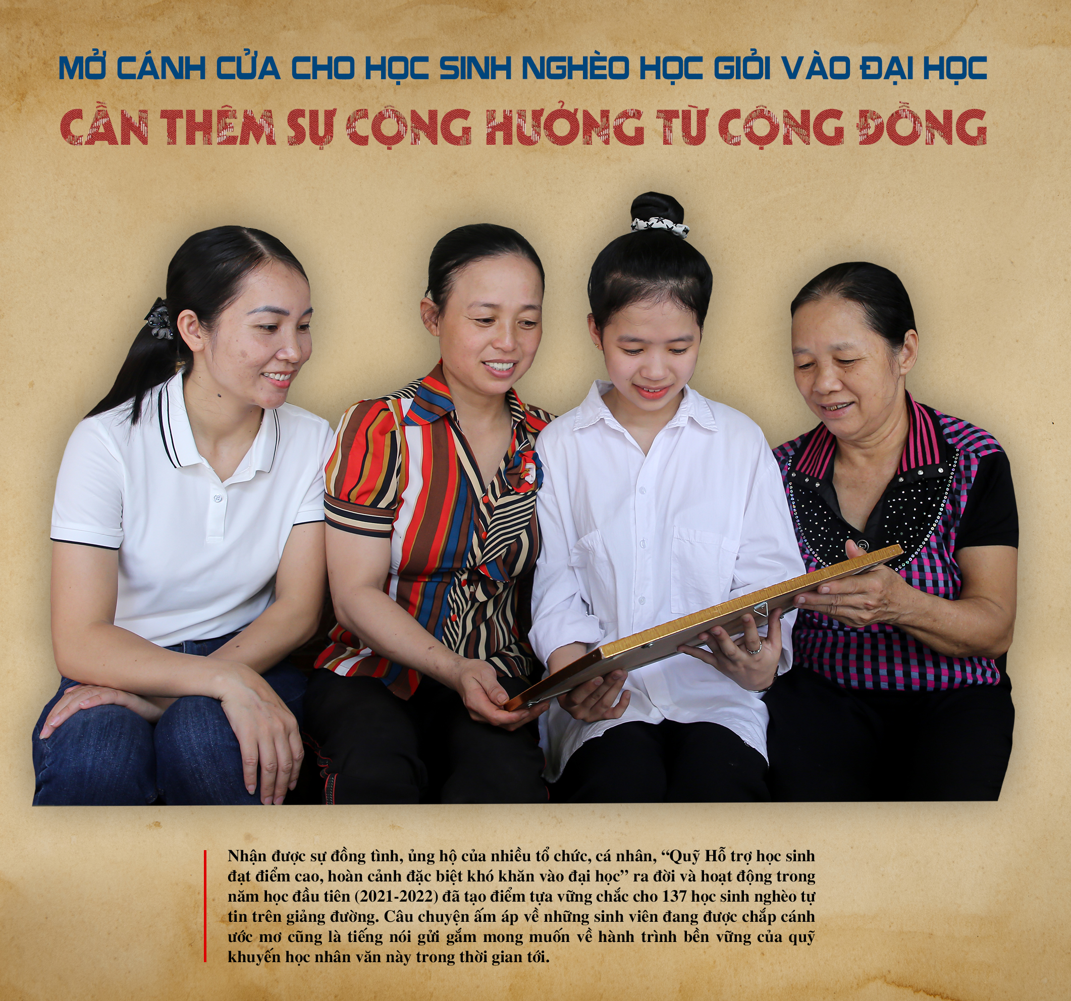 Mở cánh cửa cho học sinh nghèo học giỏi vào đại học - cần thêm sự cộng hưởng từ cộng đồng (Bài 3): Quyết không phụ những tấm lòng tin yêu