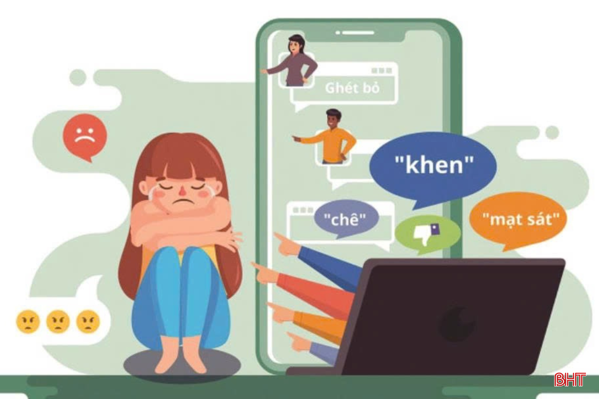Đôi khi "bạo hành ngôn từ" lại đến từ chính những người cùng giới. Minh họa internet