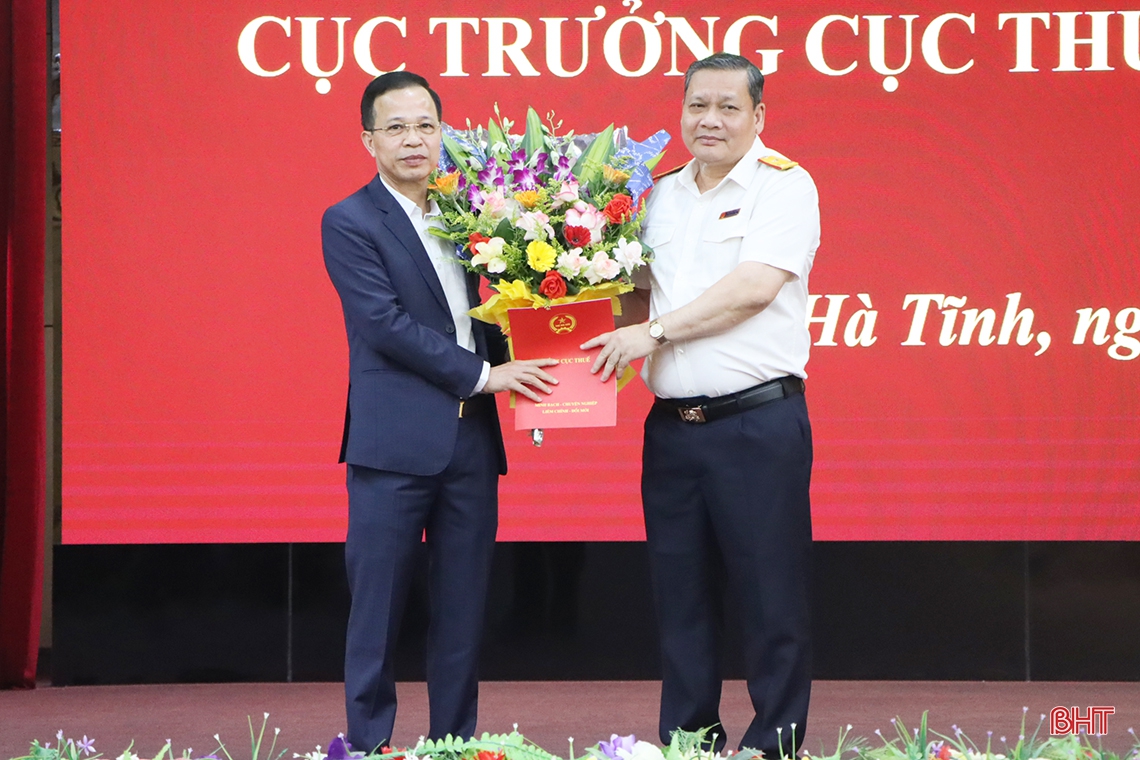 Ông Trương Quang Long giữ chức Cục trưởng Cục Thuế tỉnh Hà Tĩnh