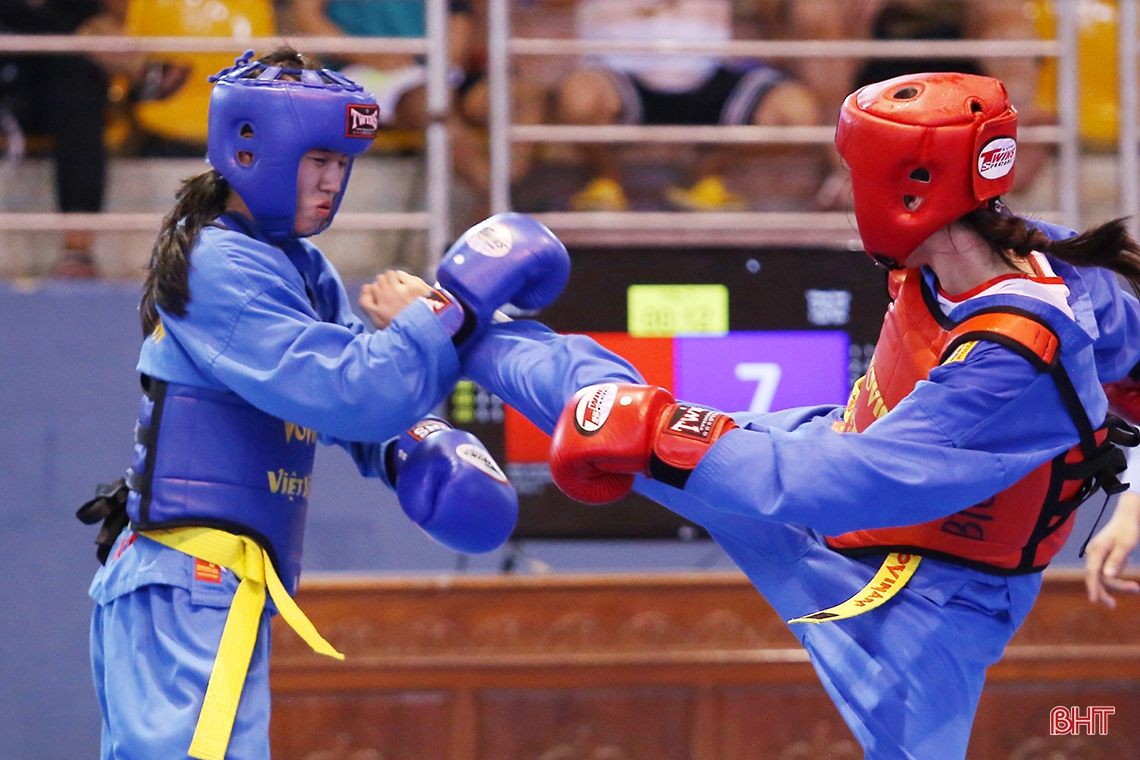 Những màn tung cước đẹp mắt tại Giải Vô địch Vovinam toàn quốc tại Hà Tĩnh