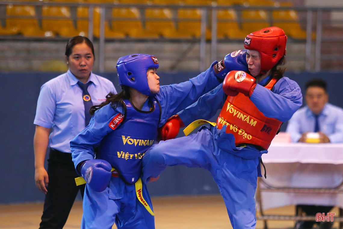 Những màn tung cước đẹp mắt tại Giải Vô địch Vovinam toàn quốc tại Hà Tĩnh
