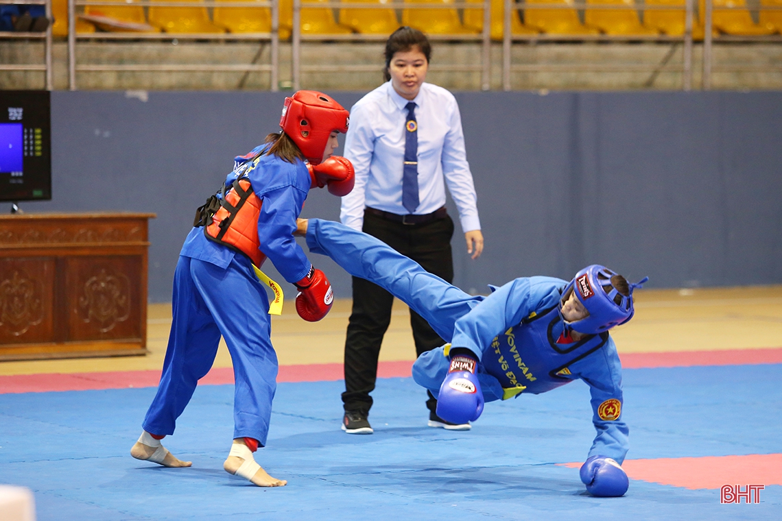 Những màn tung cước đẹp mắt tại Giải Vô địch Vovinam toàn quốc tại Hà Tĩnh