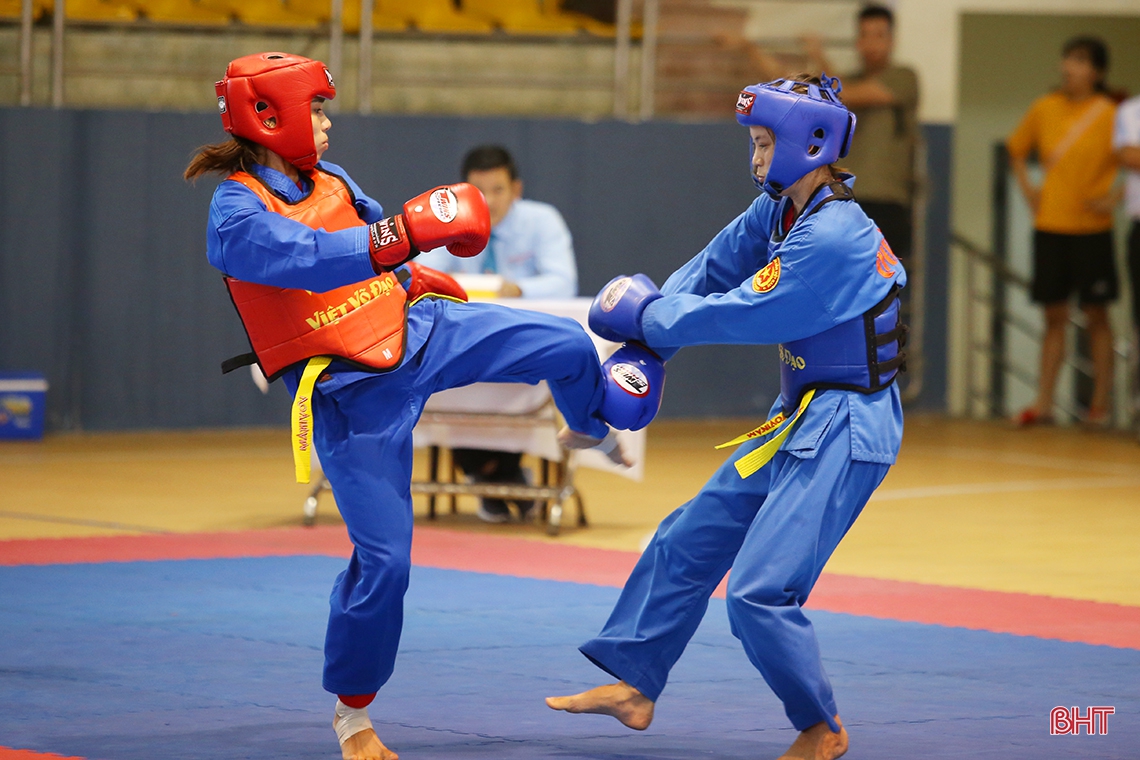 Những màn tung cước đẹp mắt tại Giải Vô địch Vovinam toàn quốc tại Hà Tĩnh