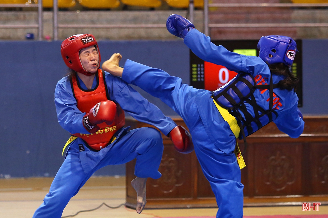 Những màn tung cước đẹp mắt tại Giải Vô địch Vovinam toàn quốc tại Hà Tĩnh