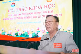 Hội thảo khoa học về truyền thống hiếu học, khoa bảng họ Hà - Nghệ Tĩnh