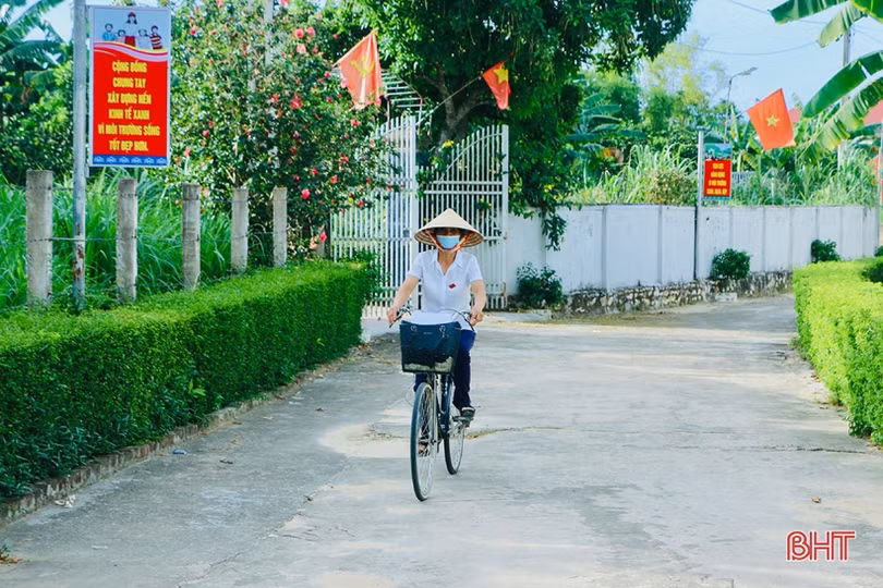 Gắn kết tình làng nghĩa xóm trong cụm dân cư sạch - đẹp - văn minh ở Vũ Quang