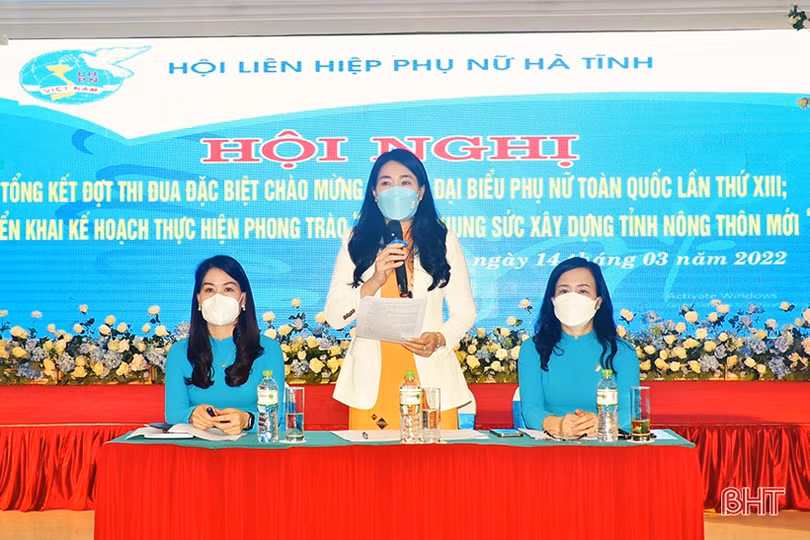 Phụ nữ Hà Tĩnh đoàn kết, sáng tạo, chung sức xây dựng tỉnh nông thôn mới