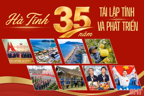 [Motion Graphic] Hà Tĩnh 35 năm tái lập tỉnh