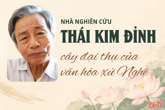 [Infographic] Nhà nghiên cứu Thái Kim Đỉnh - cây đại thụ của văn hóa xứ Nghệ