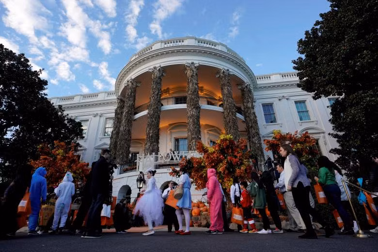 Không khí lễ hội Halloween ở Nhà Trắng