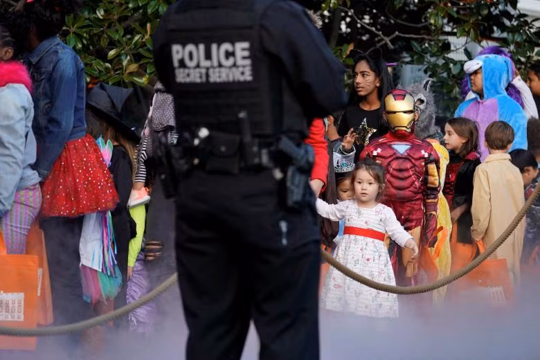 Không khí lễ hội Halloween ở Nhà Trắng