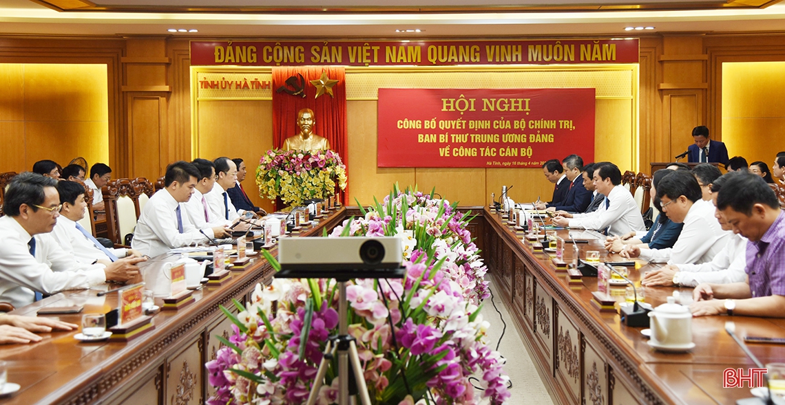 Điều động, chỉ định đồng chí Võ Trọng Hải giữ chức Phó Bí thư Tỉnh ủy Hà Tĩnh
