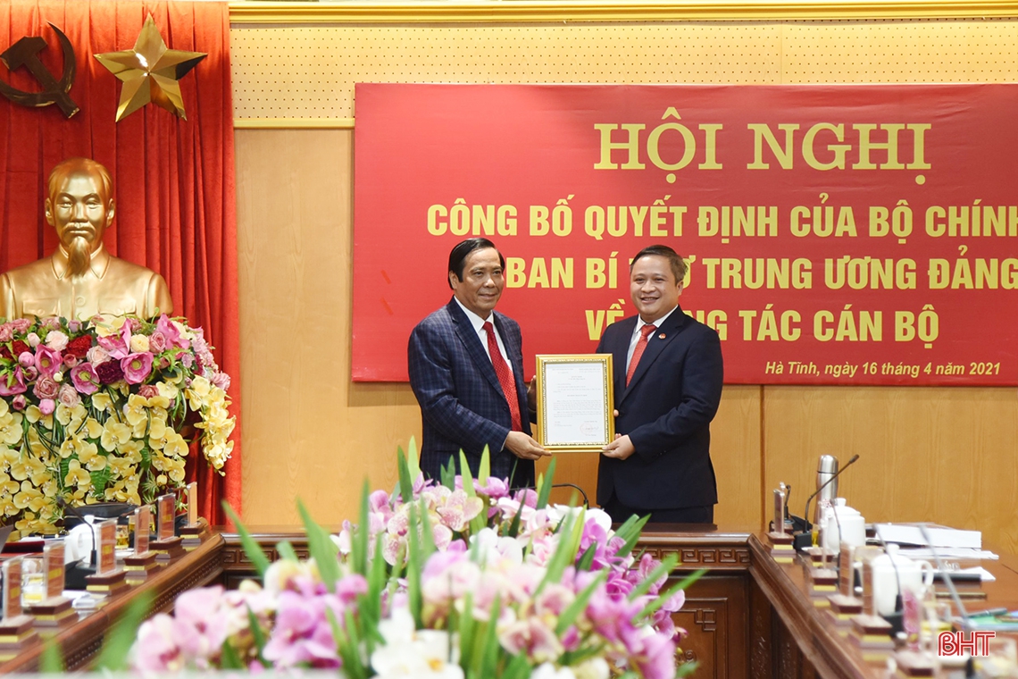 Điều động, chỉ định đồng chí Võ Trọng Hải giữ chức Phó Bí thư Tỉnh ủy Hà Tĩnh