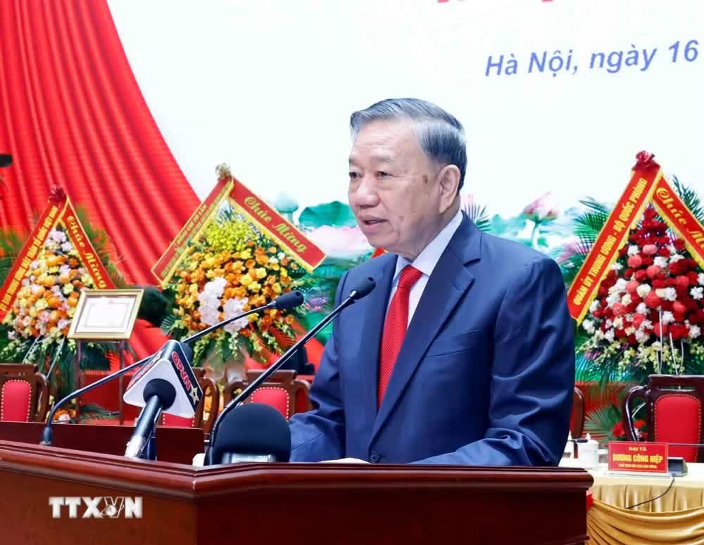 Tổng Bí thư, Chủ tịch nước Tô Lâm phát biểu chỉ đạo. (Ảnh: Doãn Tấn/TTXVN)