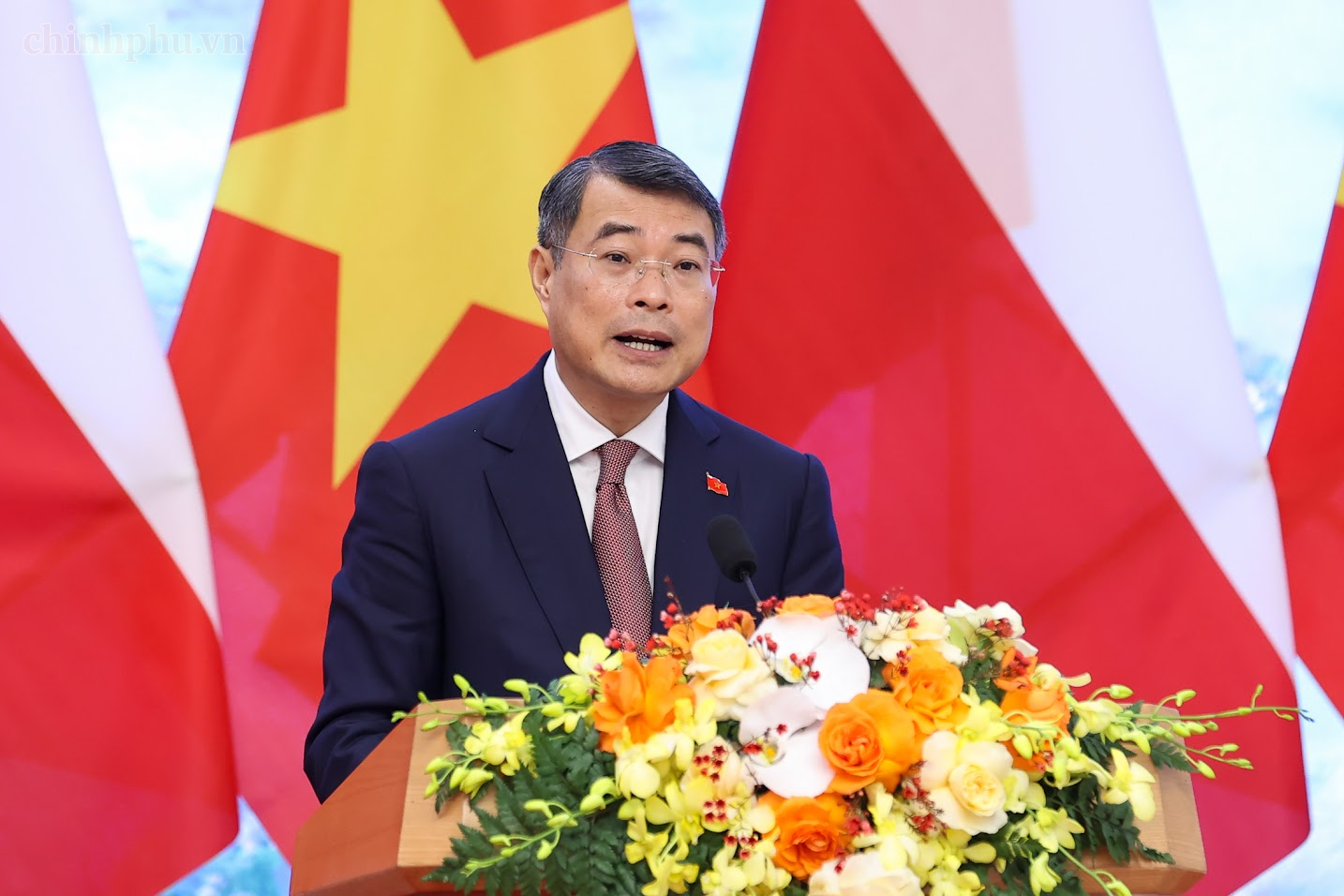 Thủ tướng Lê Minh Hưng tin tưởng rằng quan hệ Đối tác chiến lược Việt Nam - Ba Lan sẽ góp phần mang lại sự phồn vinh cho hai dân tộc - Ảnh: chinhphu.vn/Nhật Bắc