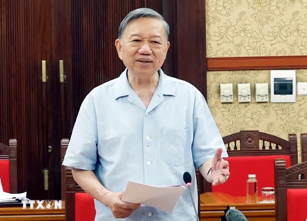 Tổng Bí thư, Chủ tịch nước Tô Lâm phát biểu. (Ảnh: Thống Nhất/TTXVN)