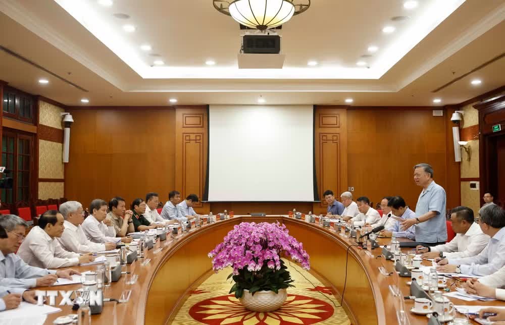 Tổng Bí thư, Chủ tịch nước Tô Lâm phát biểu. (Ảnh: Thống Nhất/TTXVN)