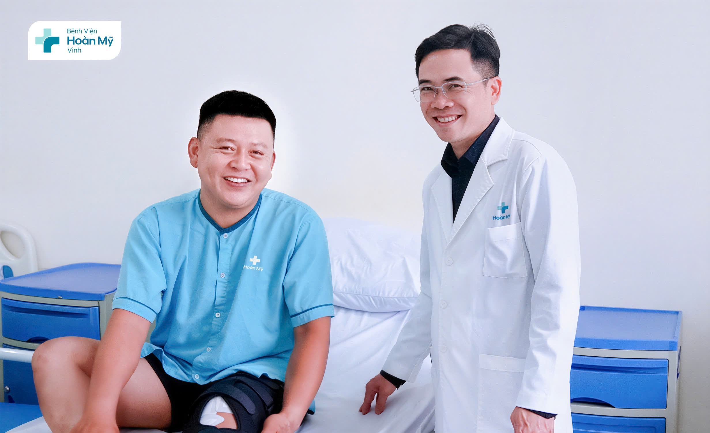 Anh Bùi Đức Tr. tin tưởng chọn Bệnh viện Hoàn Mỹ Vinh cho lần điều trị thứ 2