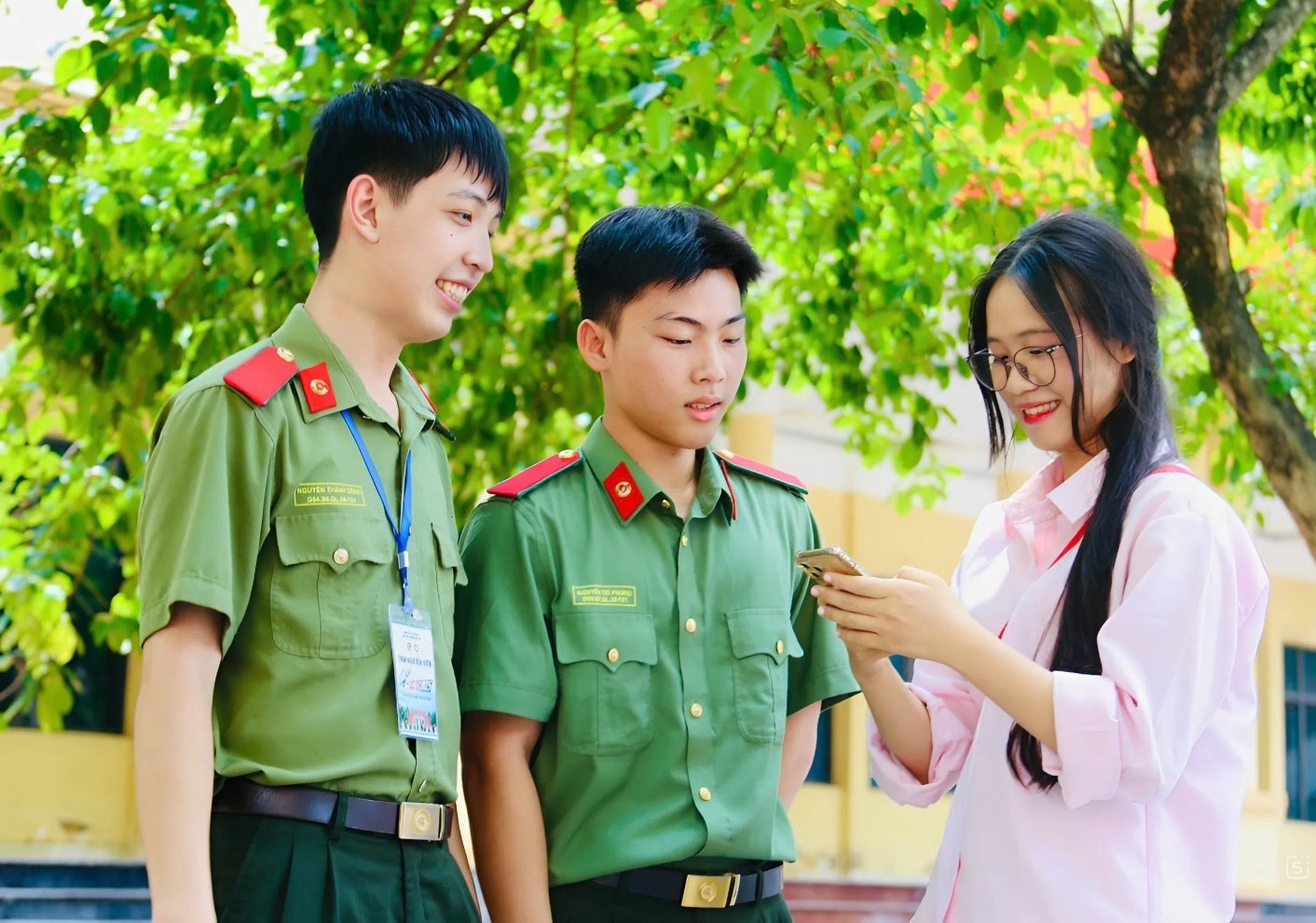 Thí sinh thi vào Học viện An ninh nhân dân. Ảnh: Thúy Nga