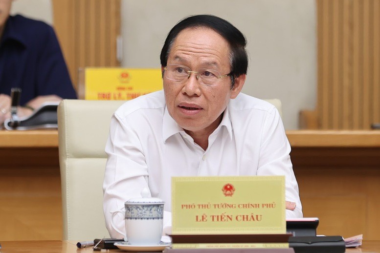 Phó Thủ tướng Lê Tiến Châu phát biểu - Ảnh: VGP/Nhật Bắc