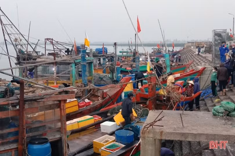 Ngư dân Hà Tĩnh tranh thủ vươn khơi những ngày biển ấm