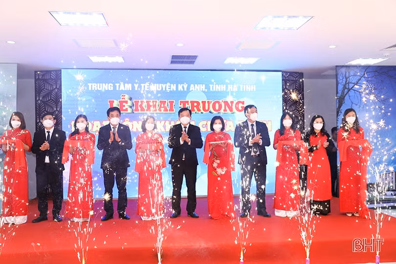 Trung tâm Y tế huyện Kỳ Anh chính thức khai trương hoạt động khám, chữa bệnh