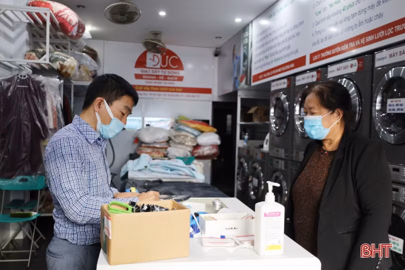 Hà Tĩnh: “Nóng” với dịch vụ giặt là những ngày rét 