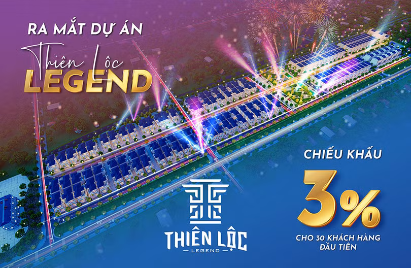 Thị trường Hà Tĩnh “sục sôi” với dự án Thiên Lộc Legend