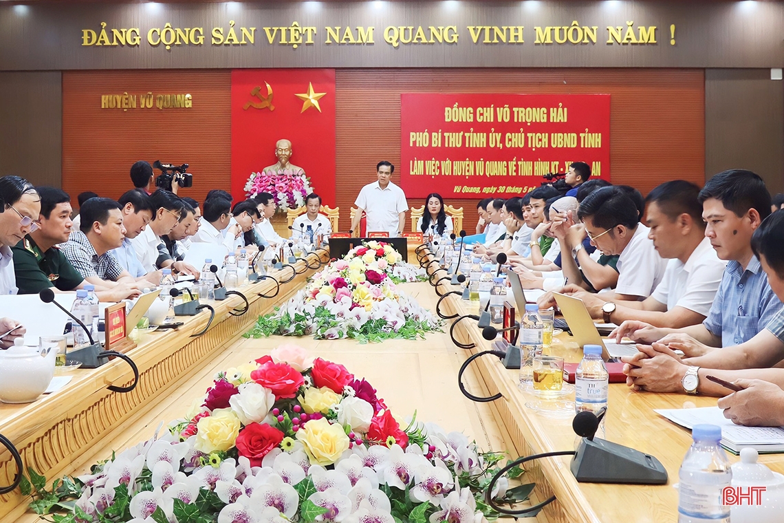 Vũ Quang cần làm tốt công tác quy hoạch để tạo bước đột phá trong phát triển KT-XH