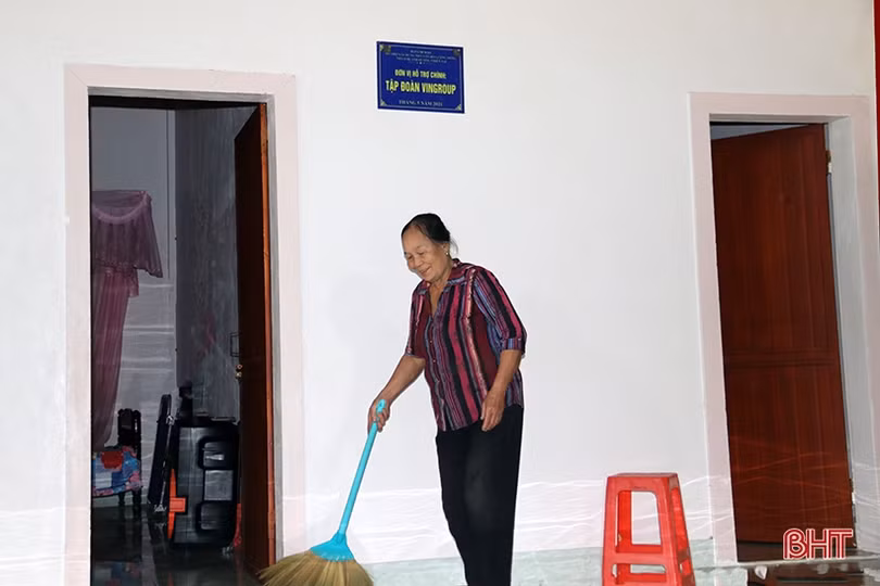Người nghèo ở thị xã Kỳ Anh an cư trong những ngôi nhà tránh lũ