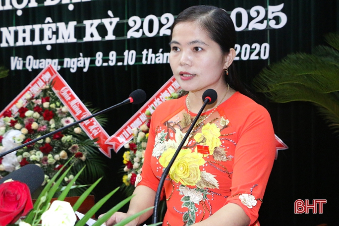 Đại hội Đảng bộ huyện Vũ Quang bầu 34 đồng chí vào Ban Chấp hành nhiệm kỳ 2020 - 2025