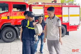 Huấn luyện nghiệp vụ PCCC&CNCH cho các cơ quan, doanh nghiệp tại Hà Tĩnh