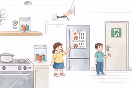 Khuyến cáo giải pháp an toàn phòng cháy, chữa cháy khi để trẻ em ở nhà một mình