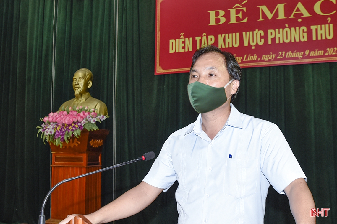 Diễn tập khu vực phòng thủ TX Hồng Lĩnh năm 2021 thành công tốt đẹp
