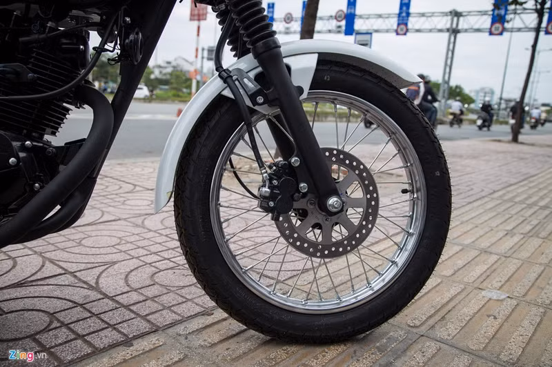 mo to co dien kawasaki w175 dau tien ve viet nam