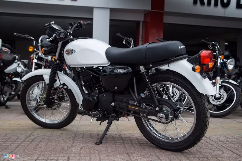 mo to co dien kawasaki w175 dau tien ve viet nam