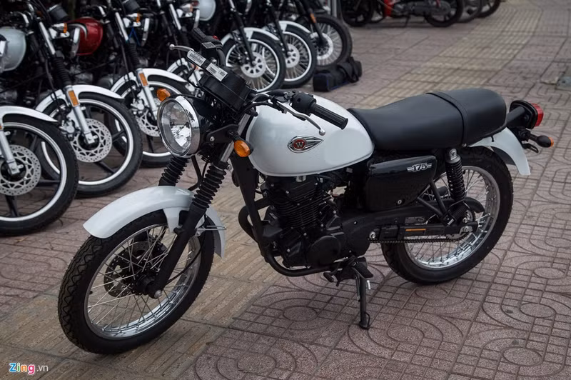 mo to co dien kawasaki w175 dau tien ve viet nam