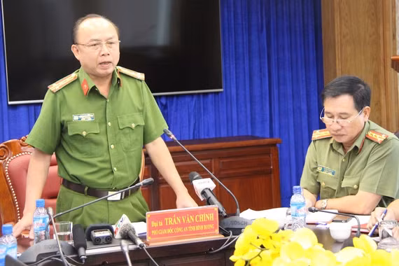 cong an cong bo thong tin vu chat dau o binh duong