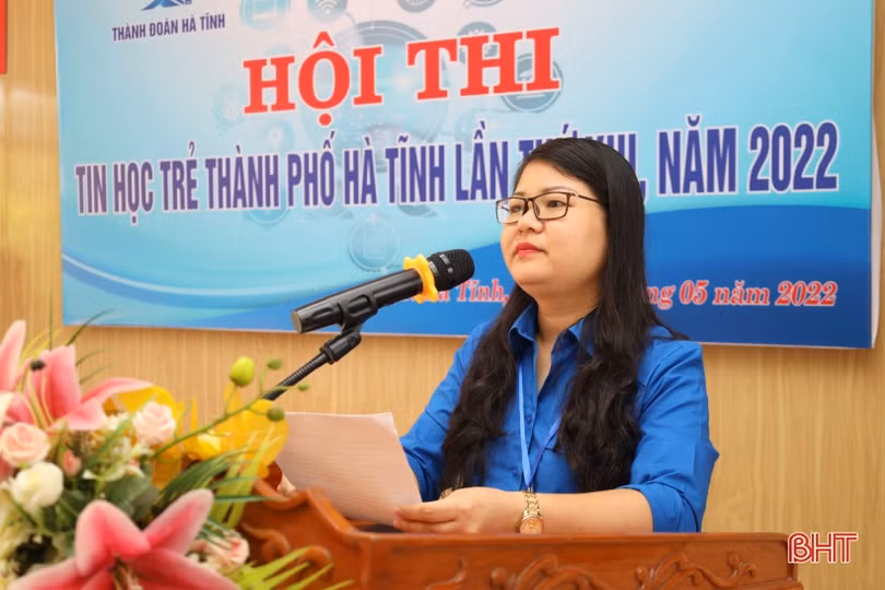 54 thí sinh tranh tài Hội thi Tin học trẻ thành phố Hà Tĩnh năm 2022