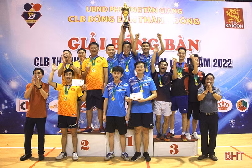 Giải Bóng bàn CLB Thành Đông mở rộng lần thứ I năm 2022 thành công tốt đẹp
