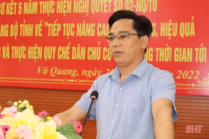 Vũ Quang tiếp tục nâng cao chất lượng, hiệu quả quy chế dân chủ cơ sở