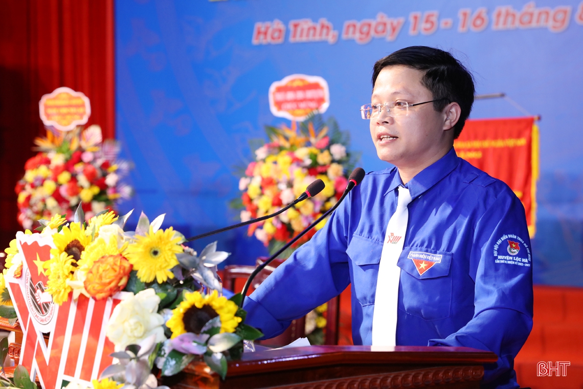 Bế mạc Đại hội Đoàn TNCS Hồ Chí Minh tỉnh Hà Tĩnh lần thứ XVIII, nhiệm kỳ 2022-2027