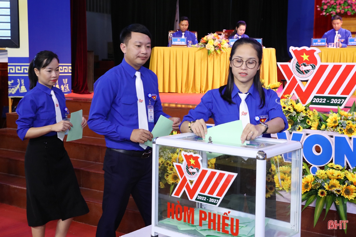 Bế mạc Đại hội Đoàn TNCS Hồ Chí Minh tỉnh Hà Tĩnh lần thứ XVIII, nhiệm kỳ 2022-2027