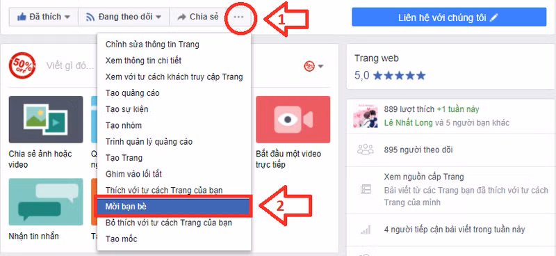cach moi like fanpage ket ban hang loat chi voi vai thao tac
