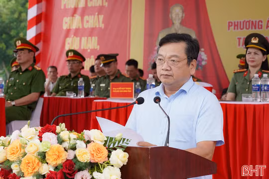 Tổ chức thành công thực tập phương án chữa cháy, cứu nạn, cứu hộ cấp tỉnh 