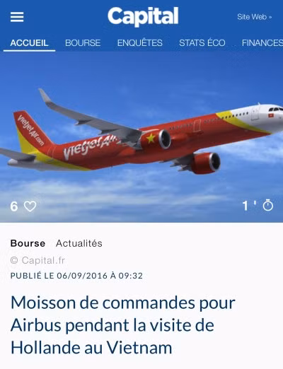 bao phap dua dam net chuyen tham cua tong thong hollande toi viet nam