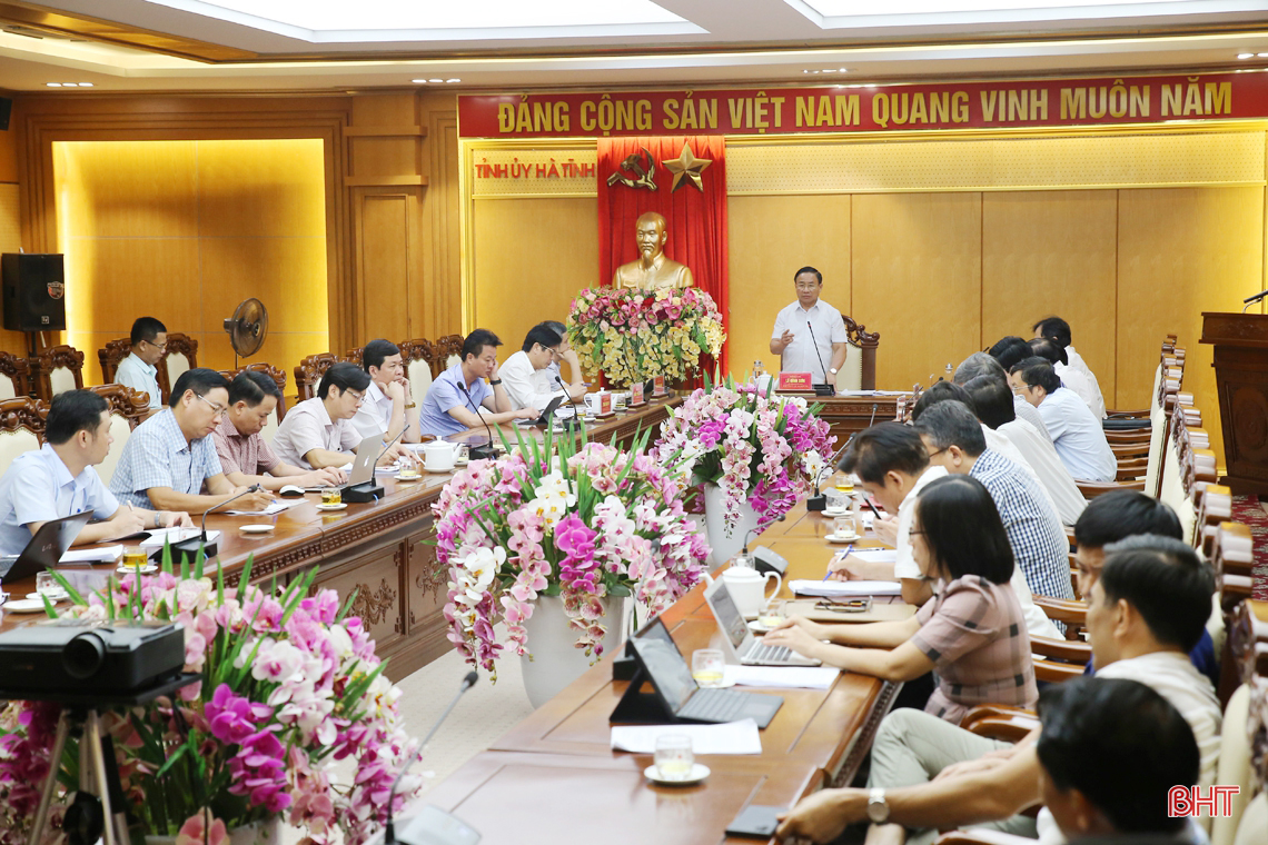 Dồn sức cao nhất cho công tác chuẩn bị Đại hội Đảng bộ Hà Tĩnh lần thứ XIX