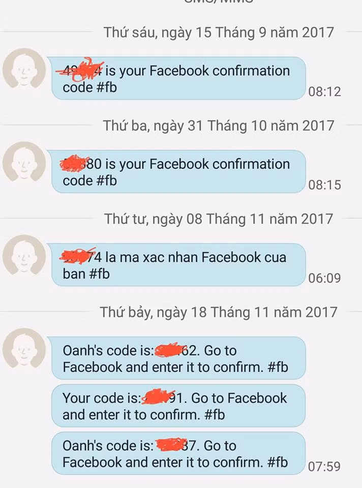vi sao facebook tu dong gui ma xac nhan lien tuc du ban khong dang nhap